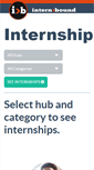 Mobile Screenshot of internbound.com